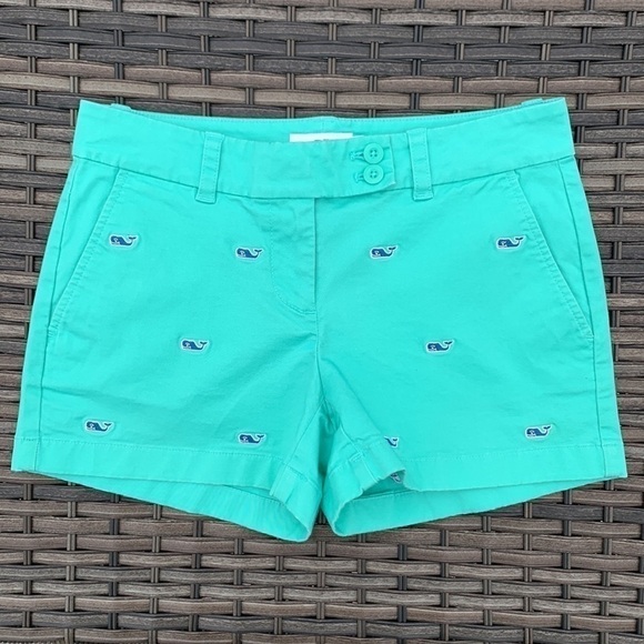 Vineyard Vines Pants - VINEYARD Vines Whale Embroidered Washed Dayboat Shorts